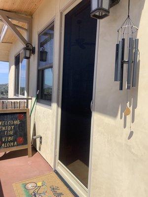 New tan screen door