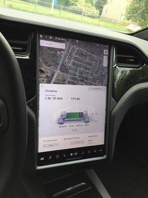 Tesla "on-screen"