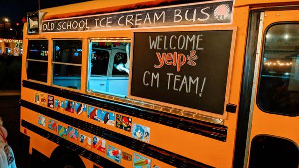 Old School Ice Cream Bus