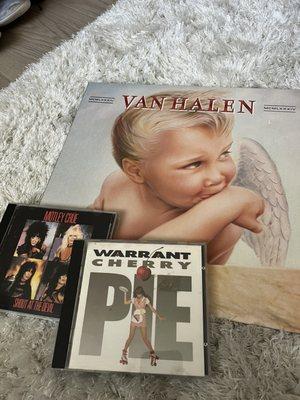 Mötley Crüe, Warrant, and Van Halen :)