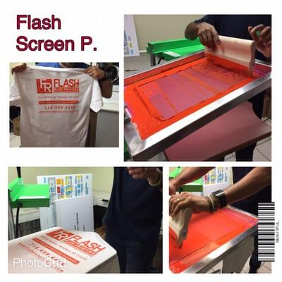 Same day Screen Printing service at flash