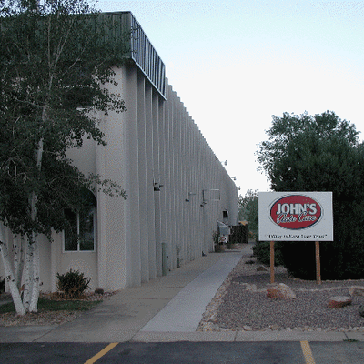 Our office is on the south side of the building, just north of Colorado Power Sports