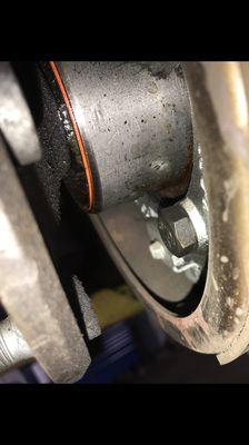 Axle seal starting to leak, 2004 Chevrolet Tahoe