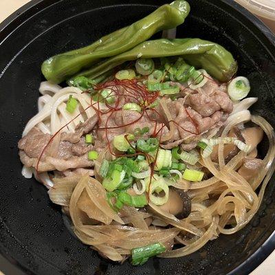 Wagyu Beef Truffle Udon (before adding the soup)