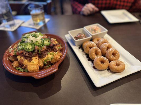 Tachos and Mini Donut Dunkeroos