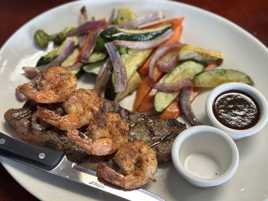 NY Steak & Prawns