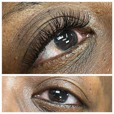 Classic eyelash extensions