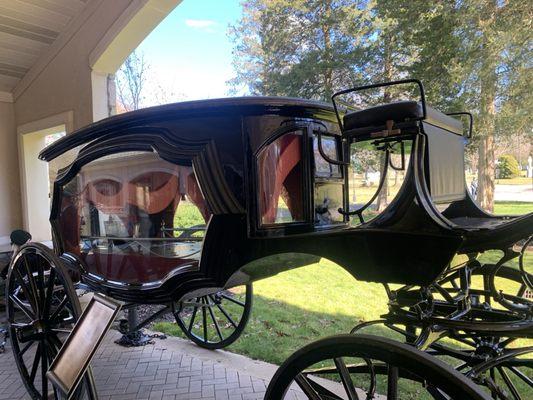 Antique hearse