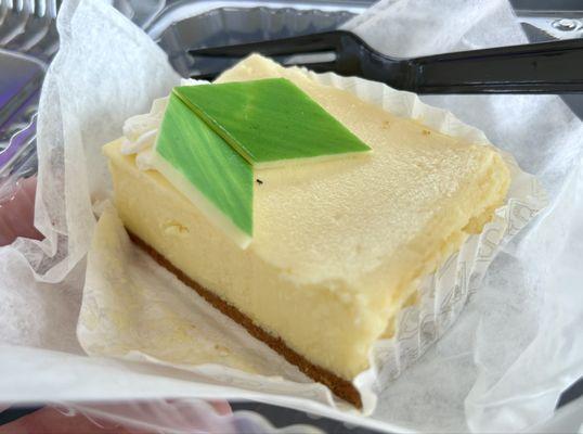 Key lime cheesecake