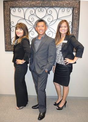 We are here to help you with you:  Agnes Santos-Claveria, Michael Encarnacion and Marissa Moran - our imortgage team!!!