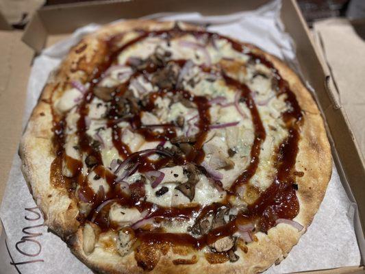 BBQ pizza