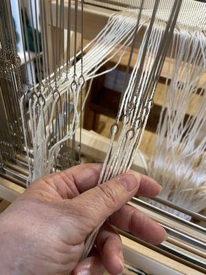 Dressing the loom