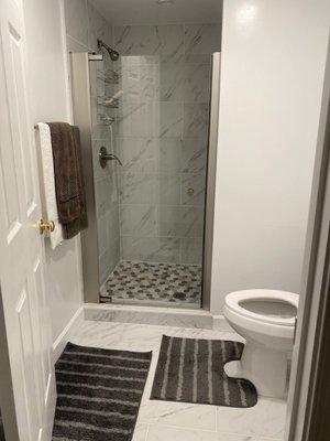 Basement bathroom