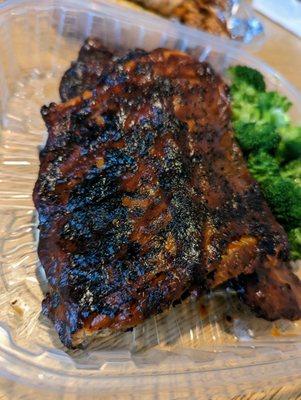 House BBQ Full Order Ribs. $24.49. Steamed Broccoli, Coleslaw.