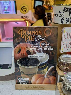 Pumpkin Pie Chai Drink