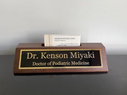 Kenson Miyaki - Podiatrist