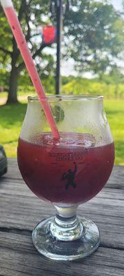 Wildberry wine slushie