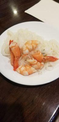 Dirty shrimp. So unhygienic to serve shrimp with veins