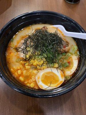 Spicy Tonkatsu Ramen is the best