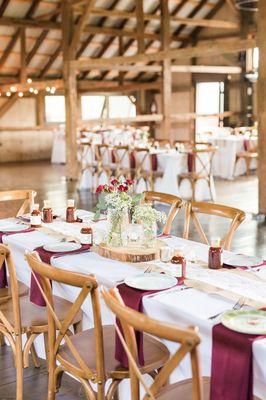 Wedding Reception in the Seed Barn