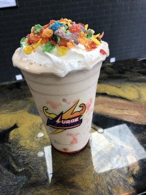 Fruity Pebbles Protein Shake