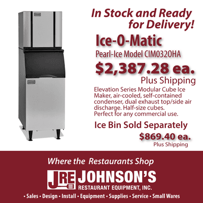 Ice-O-Matic - Pearl-Ice Machine Special