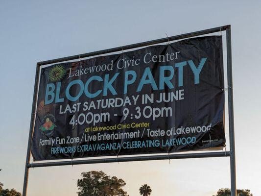 Lakewood Civic Center Block Party on June 29!