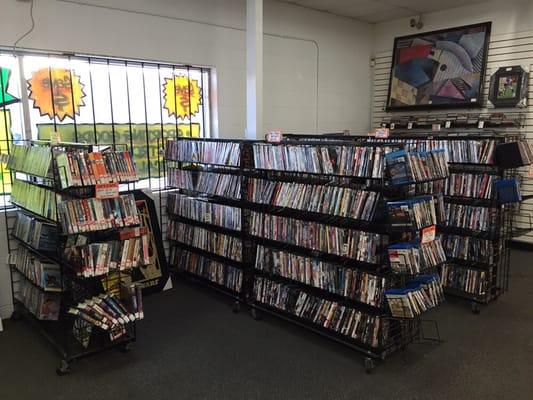 Large DVD/Bluray section