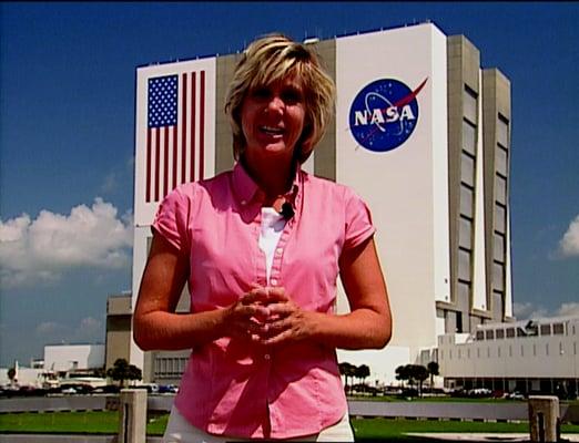 Connie Willis hosting Space Port video