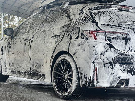 2024 GR Corolla getting a bath