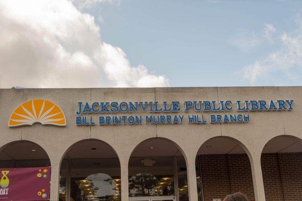 The newly named Bill Brinton Branch Library!