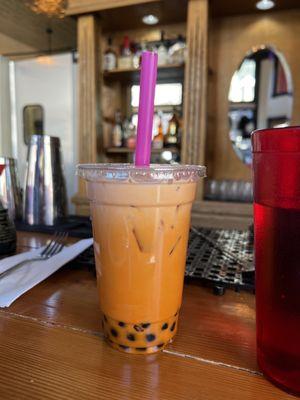 Thai Tea with Boba