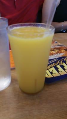 Very tasty orange juice.