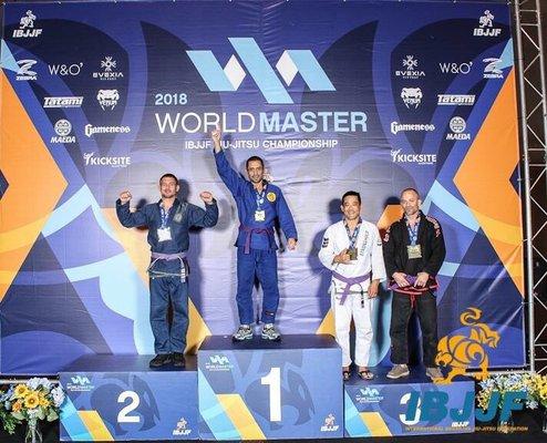 Alex, we did it! 2018 World Master Championship Podium!!!