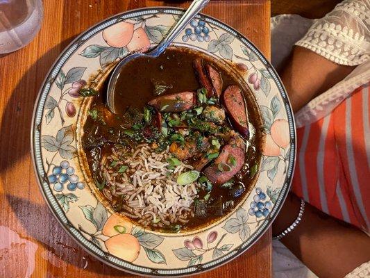 Gator & Sausage Gumbo