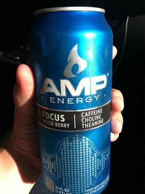 Best energy drink BLUE AMP!!! First place to have it!