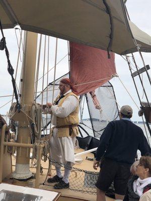 All hands on Deck. The Pirate Ship Formidable @ Rowes Wharf In Boston