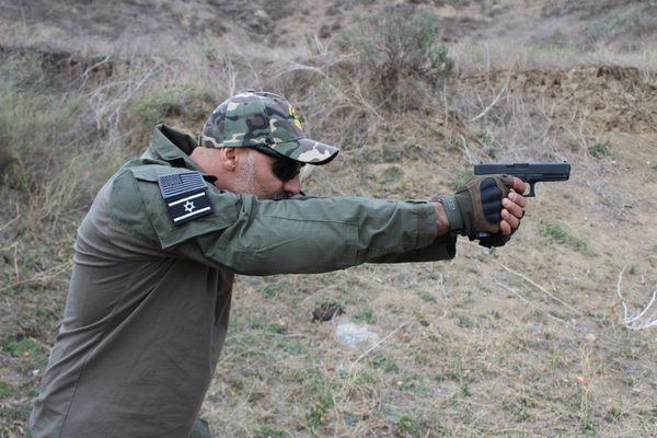 Handgun training.