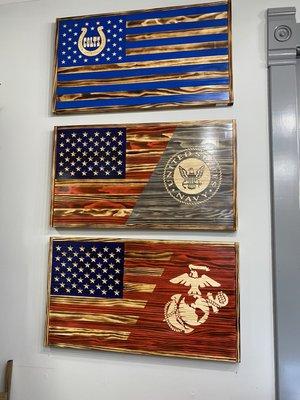 Handmade large Custom American flags