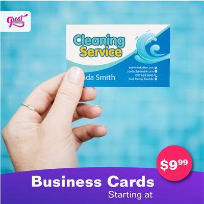 500 Business Cards for $9.99.  Choose from our templates. www.greatiprinting.com