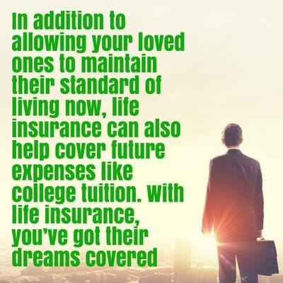 You need life insurance