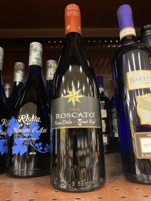 Roscato wine