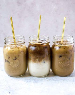 Iced coffee : classic, vanilla,caramel