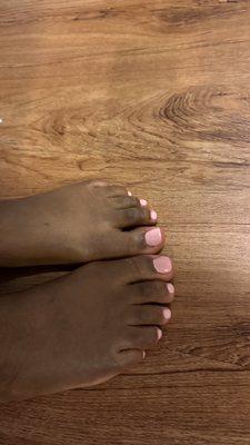 Gel pedicure