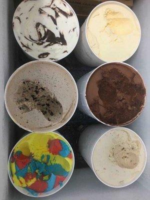 Delicious ice cream flavors to go along with our famous donuts!!