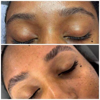 Brow Lamination, Tint, and Shape