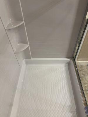 Walk-in shower conversion