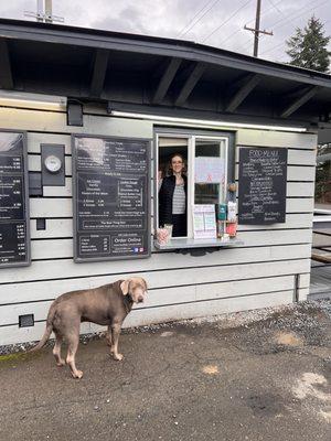 Lovely barista ft. Pretty doggy