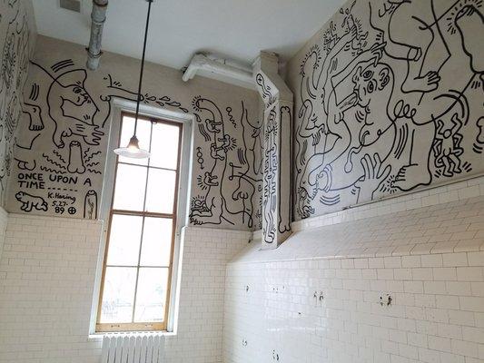 Keith Haring restroom