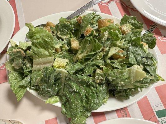 Caesar Salad w/ fresh homemade dressing